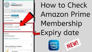 how to find amazon prime membership expire setting fix | How to Check prime membership expiry 2023