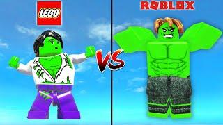 ROBLOX HULK TRANSFORMATION VS LEGO HULK TRANSFORMATION - WHICH IS BEST?