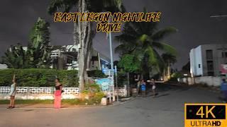 EAST LEGON  Accra-Ghana NIGHTLIFE Driving Tour