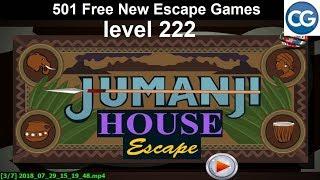 [Walkthrough] 501 Free New Escape Games level 222 - Jumanji house escape - Complete Game