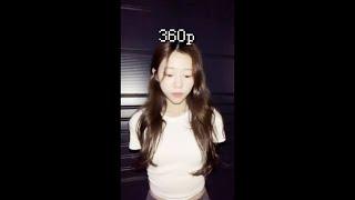 화질의 차이..! 2학년 김서진 #shorts