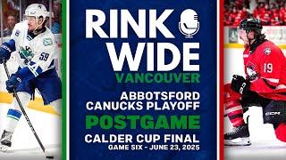 RINK WIDE POST-GAME: Abbotsford Canucks at Charlotte Checkers | AHL Calder Cup Finals - Game 6