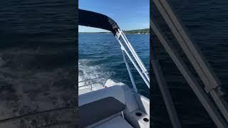 BoatCraft Sales Traverse City Michigan, East Bay Luxury Tri Toon by Landau