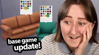 the sims just got a MASSIVE swatch update (650+ new swatches!!!!!)