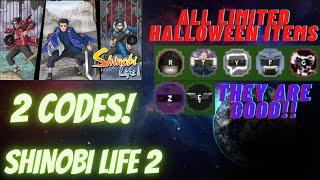 Shinobi life 2 | 2 Codes | All Halloween item showcase [Limited]