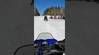 snowmobiling Salmon River Shelter #yamaha #snowmobile #snowmobiling