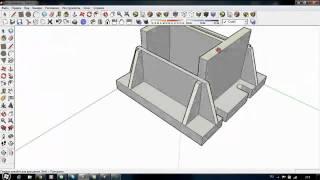 Видео урок в Scetch Up "База стальной колонны"