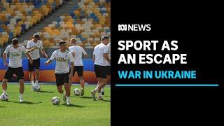 Ukrainian football club brings comfort and certainty during war | ABC News