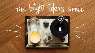 bright ideas spell ️for story solutions & creative blocks