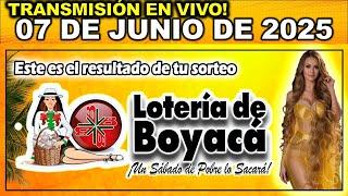 Resultado LOTERIA DE BOYACA del SÁBADO 07 de Junio 2025.