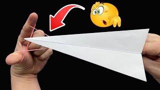 How To Make A Paper Airplane That Flies Far With A Rubber Band