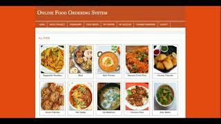 Online Food Ordering System | PHP and MySQL Project Source Code | PHP MySQL CRUD Project