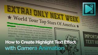 Text Highlight Effect in VSDC Free Video Editor