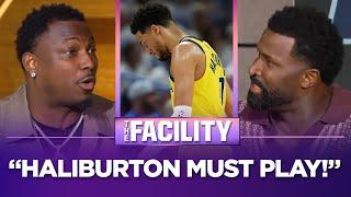 James Jones says Haliburton’s Game 6 push is “not an option” despite his injured calf | THE FACILITY