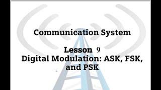 Communication System - Digital modulation-ASK-FSK-PSK-QAM شرح لموضوع