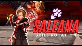 Saleana Detailed Skill Rotation | God Game Dragon Nest