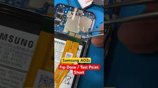 Samsung A02s FRP Unlock | Test Point Short 