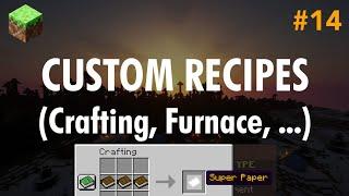 Ep14. Custom Crafting Recipes (Table, Furnace, Etc...) - Minecraft Plugin Development