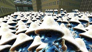 ALL Smurf Cat Massive Nextbot Gmod Horde!