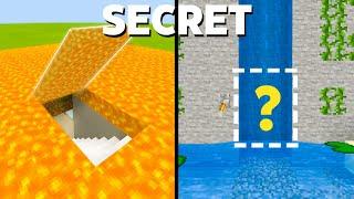 Minecraft: 10 Simple Secret Entrances! (bedrock)