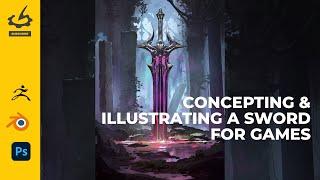 Concepting & Illustrating a Sword for Games with Olivier Dubard