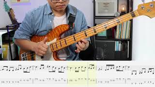 Bass Slap Gospel Groove by Andrew Gouche (Bass Cover) (Play Along Tabs In Video)