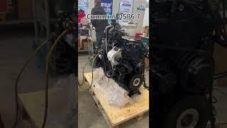 Brand new Cummins QSB6.7 test before shipment #dieselpower #dieselmechanic #diesel #dieselengine