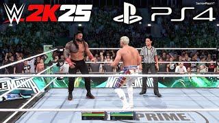 WWE 2K25 - PS4 Gameplay