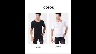 Men's short-sleeved shapewear corset abdomen tight-fitting waist slim-fit men's sportswear