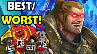WHO IS THE WORST/BEST WARHAMMER CHARACTER? - We Listen and We Don't Judge | LoreCrimes Podcast