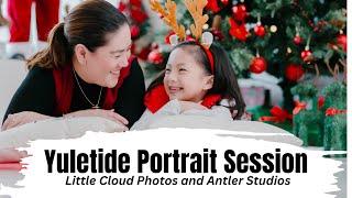 Yuletide Portrait Session with Little Cloud Photos and Antler Studios