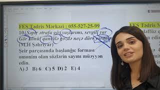 Azərbaycan dili I MİQ 2022 Qəbul  Sualları I Fidan İsgəndərova