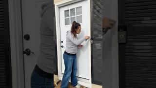 Painted our door! Beginner-friendly project. Let's get creative and make 2025 the year of #DIY