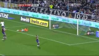 messi vs zaragoza(Incredible Goal)