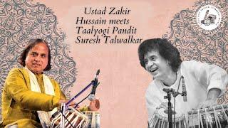 Ustad Zakir Hussain Meets Taalyogi Pandit Suresh Talwalkar.