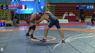 GOLD FS - 130 kg: . DUANE VAN ST (RSA) v. A. STOJANOV (MKD)