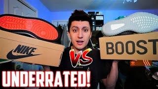 Underrated HYPED Sneakers? NEW Air Jordan 1 VS Yeezy Boost 350 v2!