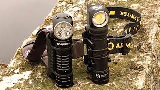 КТО МОЩНЕЙ? Сравнение налобного фонаря SOFIRN 4000lm [Китай] с ARMYTEK WIZARD 4000lm, Мини обзор