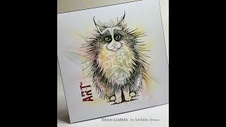 ABSTRACT NOOF by Eileen Godwin - A Lavinia Stamps Tutorial