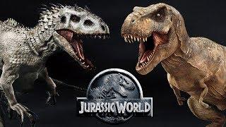 T Rex Vs  Indominus Rex Fight