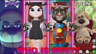 FNAF  ANGELA TOM  BEN | WHO IS BEST SINGER?