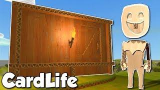 BUILDING A CARDBOARD HOUSE! - CardLife Gameplay Ep 1 - Cardboard Survival Building Game