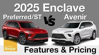 2025 Buick Enclave Preferred vs Avenir | Feature & Pricing Breakdown!