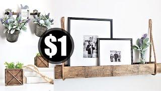 DIY Home Decor! High End Dollar Tree DIY Farmhouse Decor You Can Easily Do