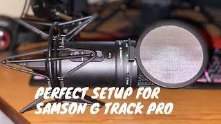 PERFECT Shockmount & Boom Arm for Samson G Track Pro!