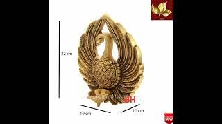 Brass Sayana Vishnu 15*12*18cms / Annam lamp 22*19*10cms | WhatsApp to 6382331760