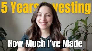 I've been investing for 5 years | Here's my exact portfolio and how much I've gained