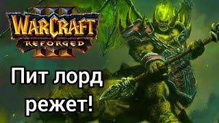 Пит лорд режет! Warcraft 3 Reforged