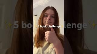 5 book challenge :) #booktok #bookworm #booklover #books #happyreading