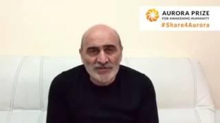 Speech of one of our founders ` Микаэл Погосян for 100 LIVES & Aurora Prize
